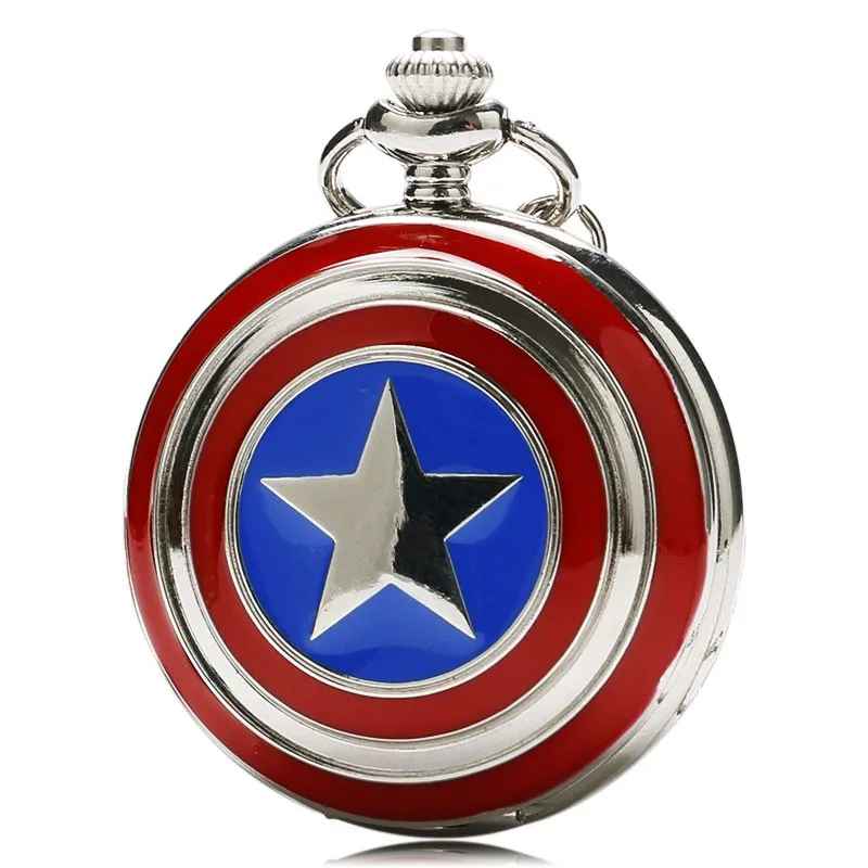 🛡️ Captain America "Sentinel of Liberty" Pocket Watch