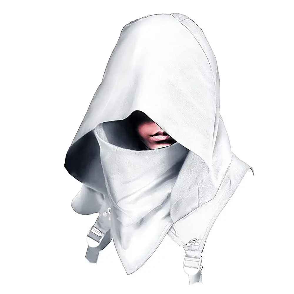 Cyberpunk Assassin Hooded Cape – Futuristic Cosplay Cloak for Men & Women