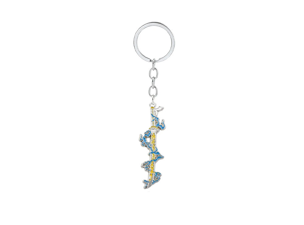 Demon Slayer "Zenitsu Agatsuma" Nichirin Sword Premium Metal Keychain