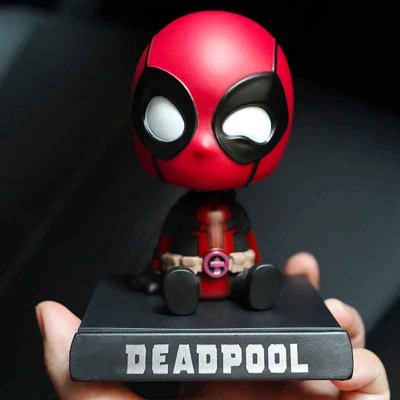 Anime & Superhero Bobblehead Collection – Chibi Figures with Phone Holder & Wobble Action