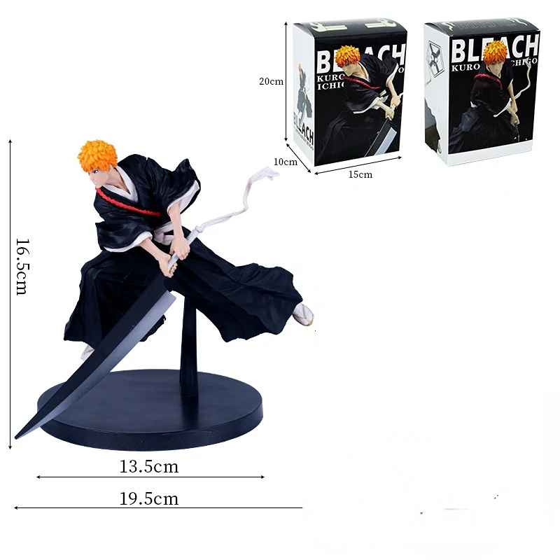 Ichigo Kurosaki Action Figure – Bleach Anime Collectible (Enhanced Form)