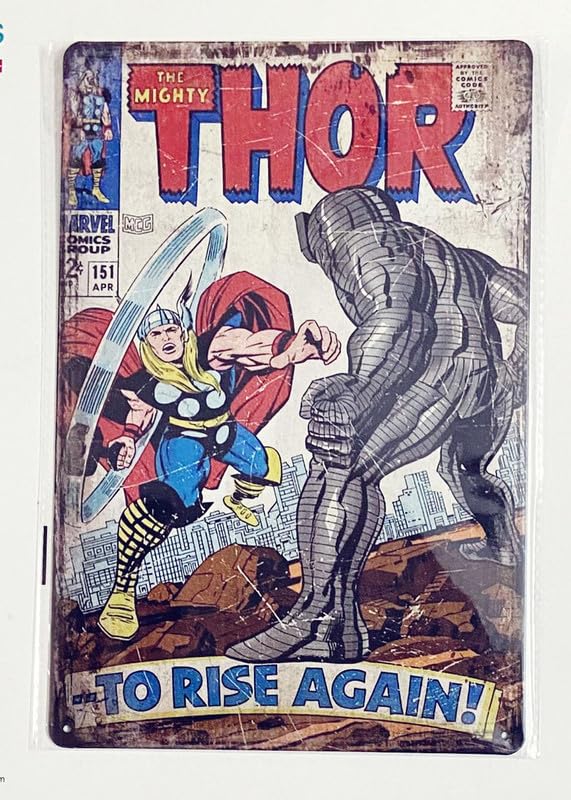 The Mighty Thor "To Rise Again!" Vintage Metal Poster