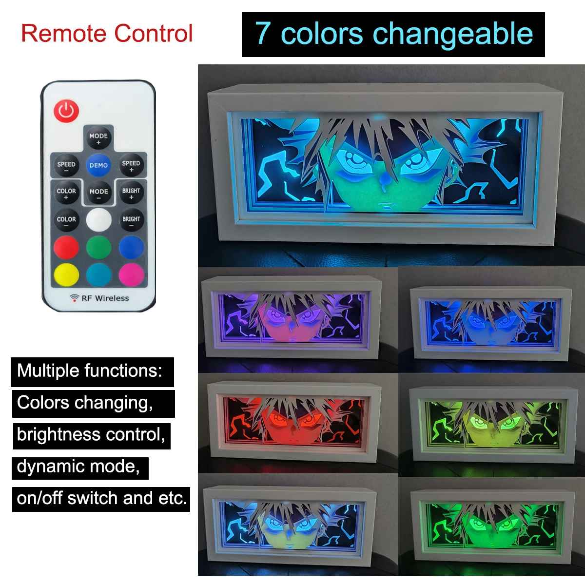 All Might "Symbol of Peace" Multi-Layered RGB Light Box