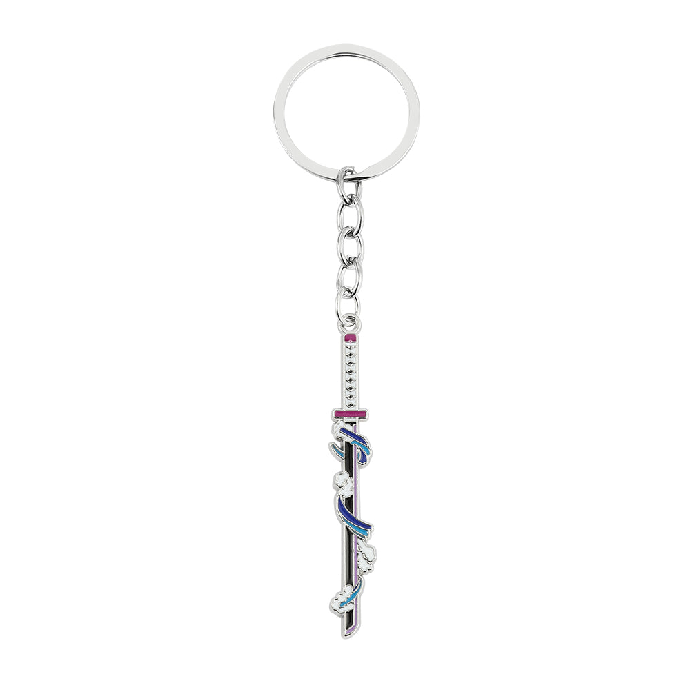 Demon Slayer "Giyu Tomioka" Nichirin Sword Premium Metal Keychain