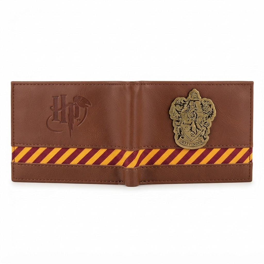 Harry Potter Gryffindor Crest Bi-fold Wallet with House Colors