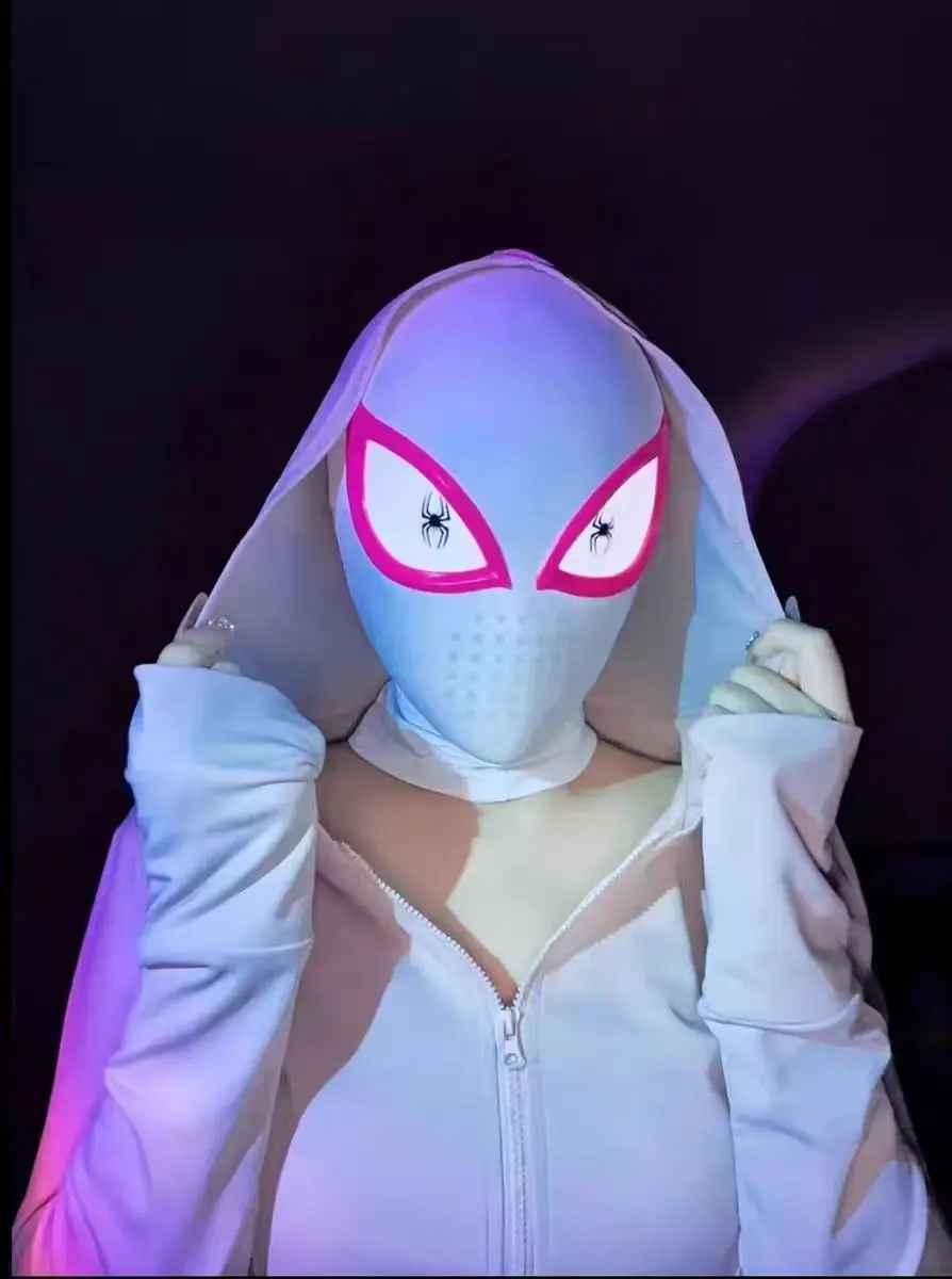 Gwen Stacy "Ghost-Spider" Touch-Sensitive Premium Mask