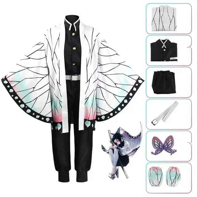 π¦ Shinobu Kocho Cosplay Costume β Insect Hashira Uniform Set