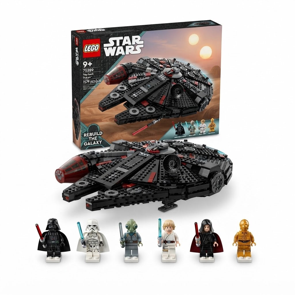 LEGO Star Wars The Dark Falcon Building Set – Rebuild the Galaxy Model (1,579 Pieces)