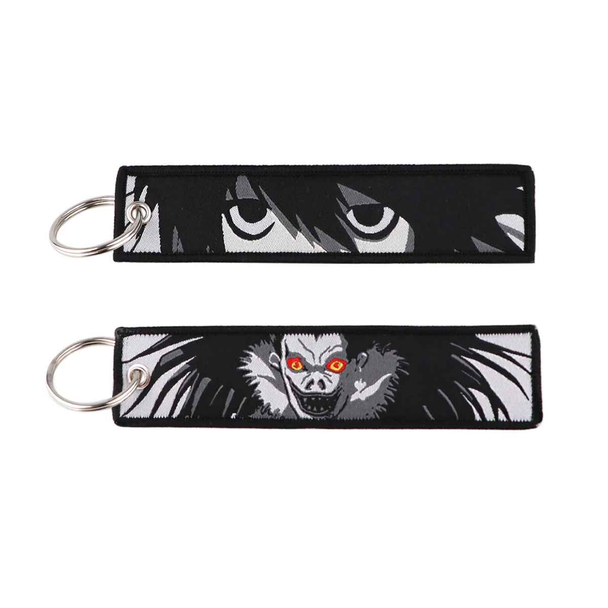 DEATH NOTE EMBROIDERED CLOTH KEYCHAINS