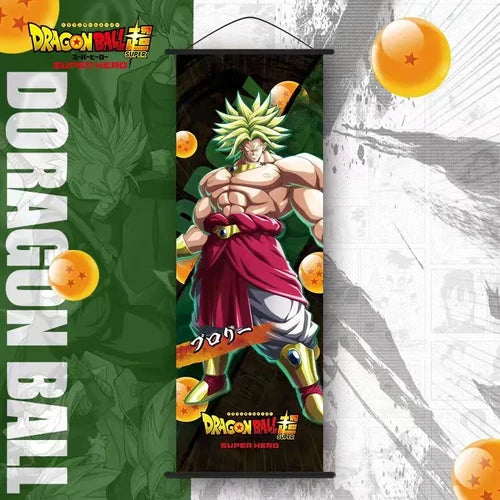 Dragon Ball Wall Scroll Collection – Vegeta, Goku & Saiyan Warriors