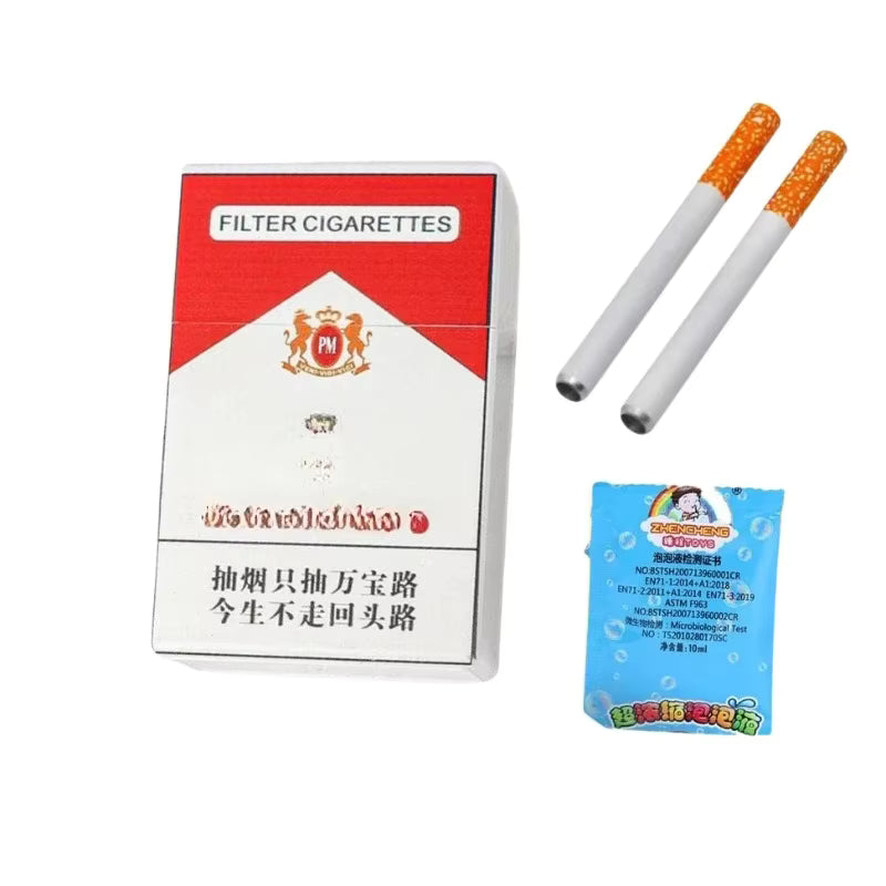 Novelty Cigarette Pack Bubble Blower Prop – Fun Party Joke & Photo Prop | Geekzilla