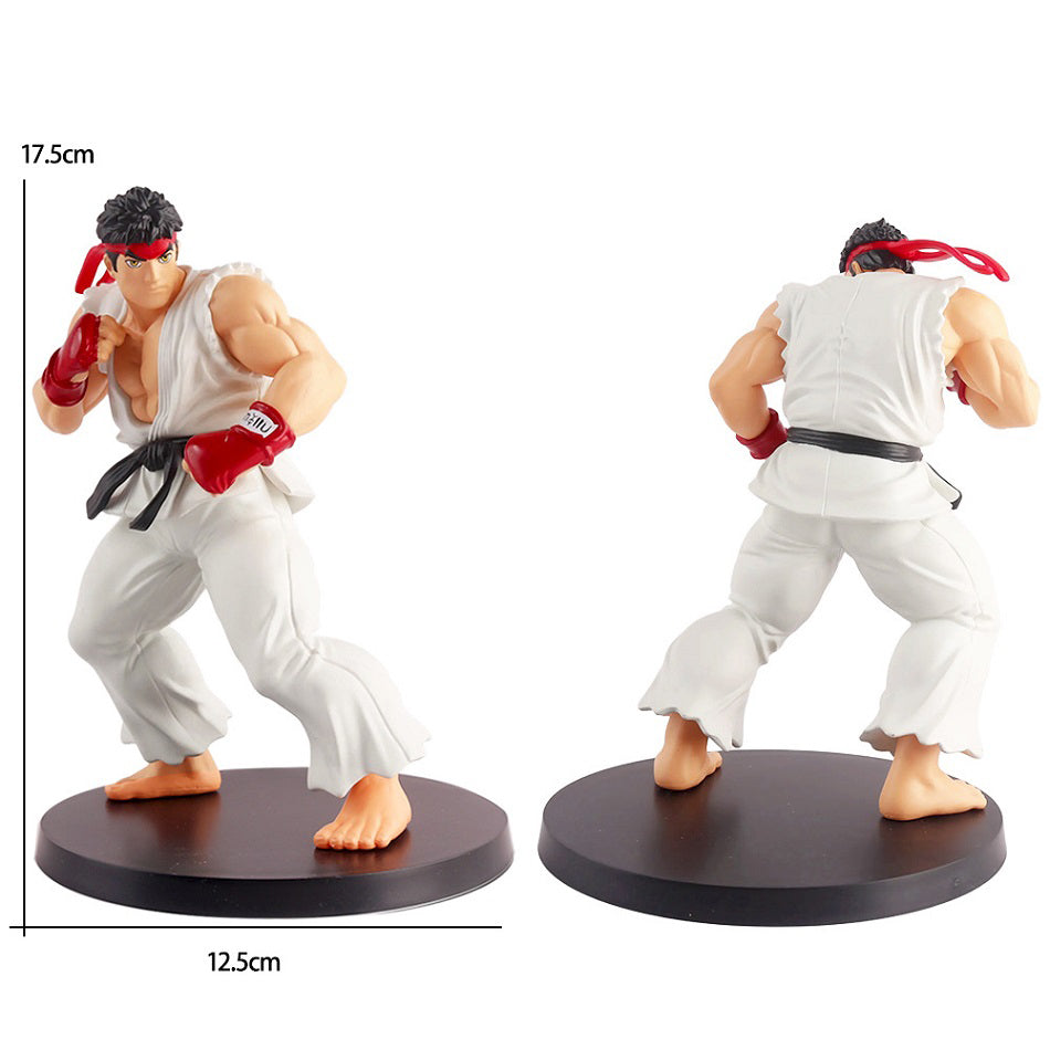 Street Fighter Ryu Collectible Figure – 17.5cm Classic White Gi Action Statue