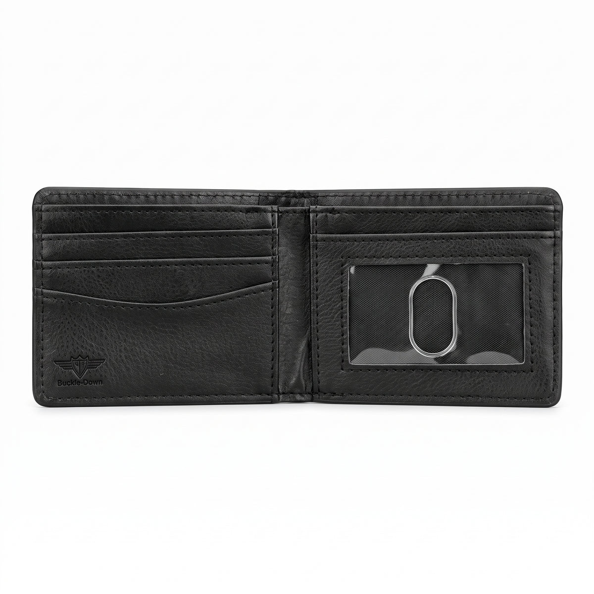 DC Comics Superman Classic Shield Logo Bifold Wallet | Blue Faux Leather