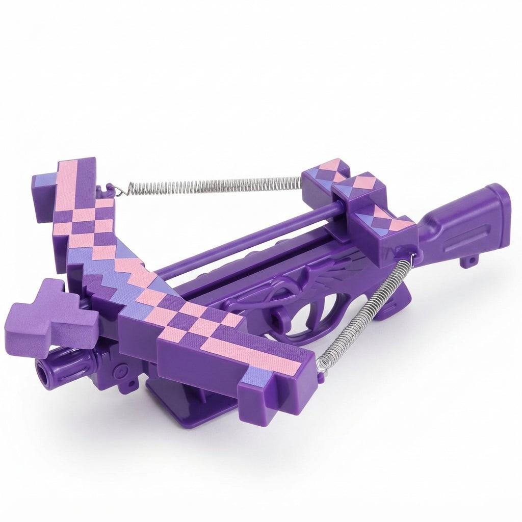 Product Title Minecraft Enchanted Crossbow Shooting Set – Interactive Launching Pixel Bow, Drop-Resistant Cosplay Prop & Gaming Room Decor