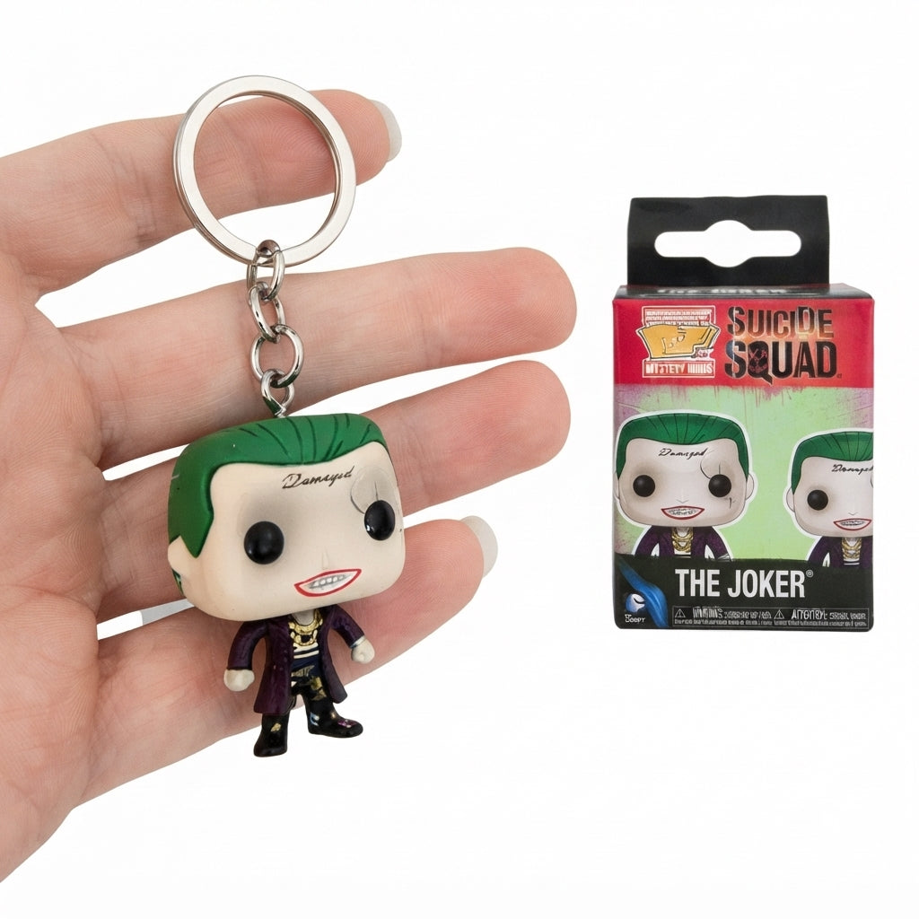 The Joker Suicide Squad Funko Pop! Pocket Keychain – DC Villain Vinyl Figure Key Ring | Geekzilla
