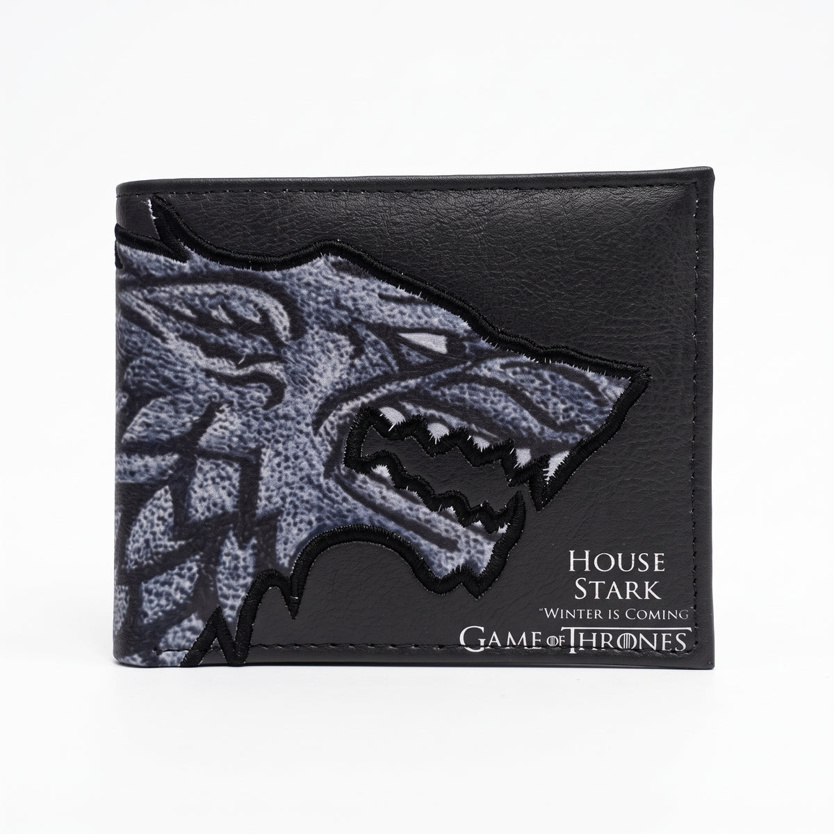 Game of Thrones House Stark Direwolf Bifold Leather Wallet