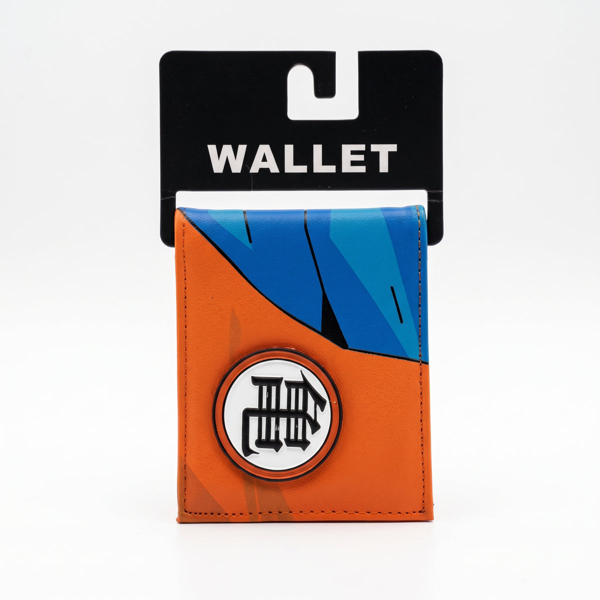 Dragon Ball Z Goku Kanji Bifold Leather Wallet | DBZ Gi Design