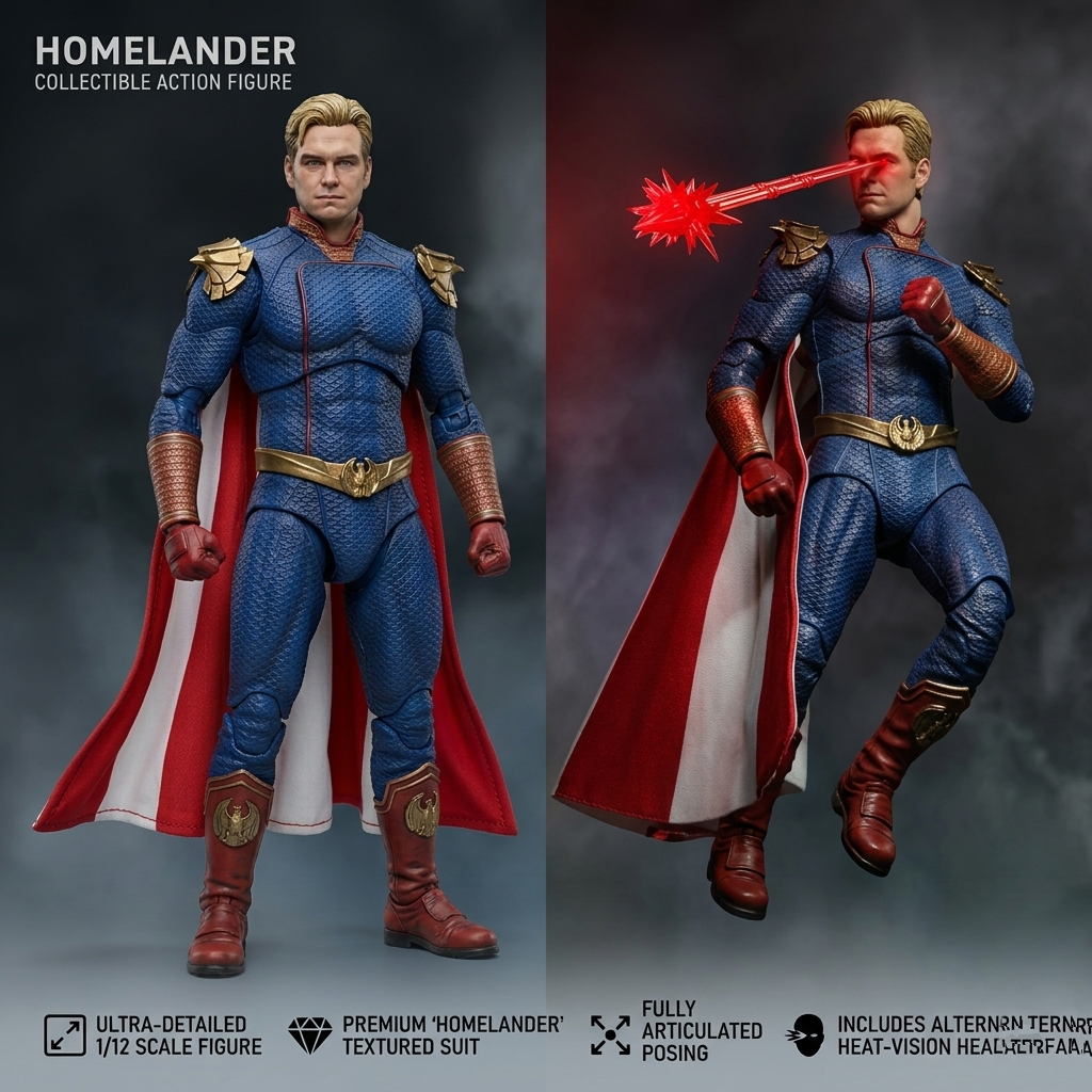The Boys: Homelander Ultimate 7-Inch Scale Premium Articulated Action Figure