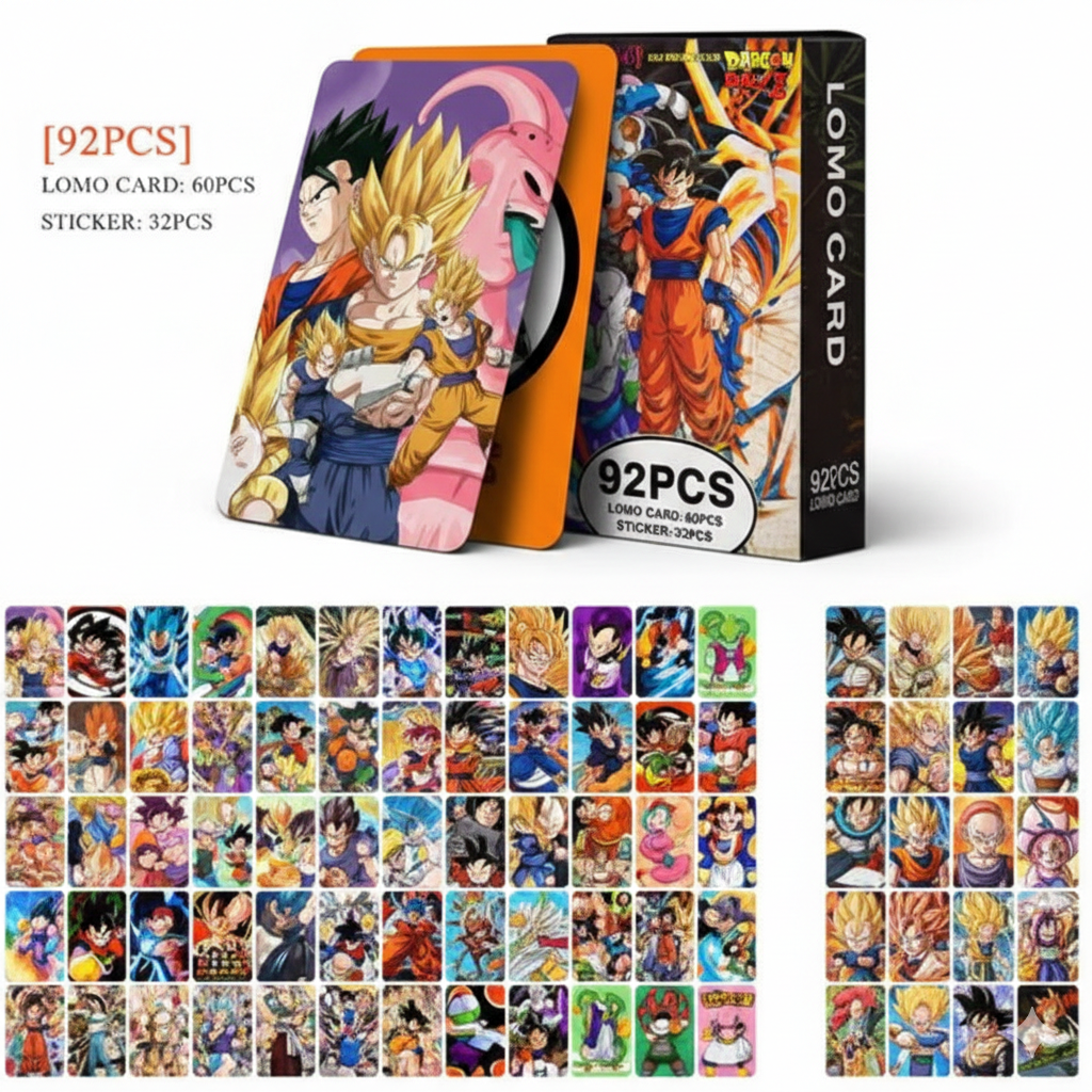 Dragon Ball Z "Super Saiyan Saga" Lomo Cards - 92 Piece Mega Collector Set