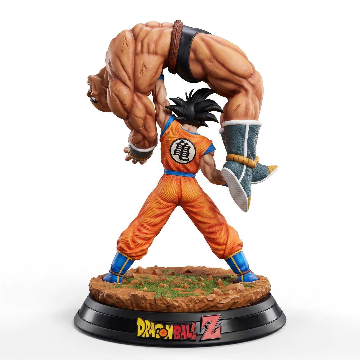 Dragon Ball Son Goku vs Nappa Figure – 23cm Anime Statue