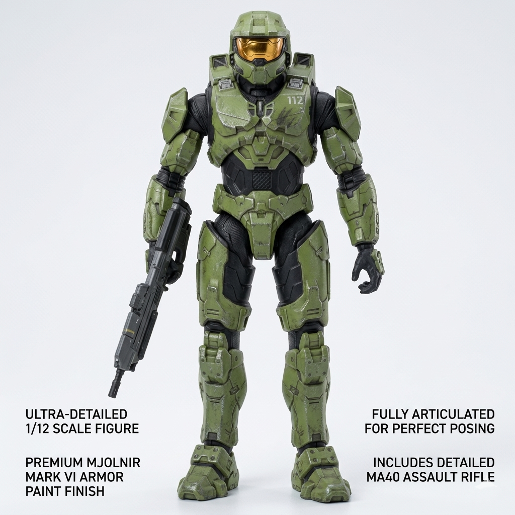 Halo Series: Spartan Collection Premium 6.5-Inch Articulated Action Figure Assortment