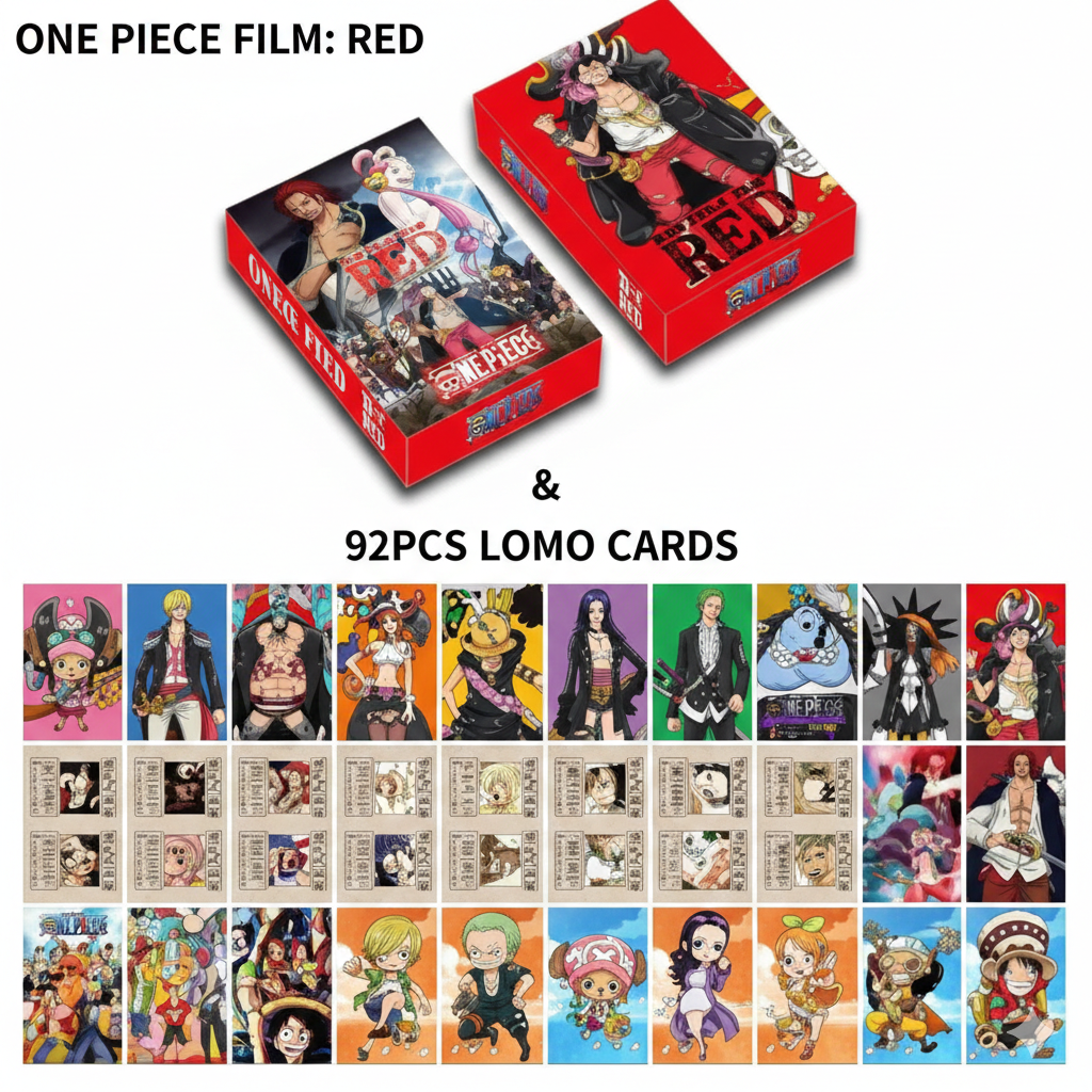 One Piece Lomo Cards - 92 Piece Mega Collector Set