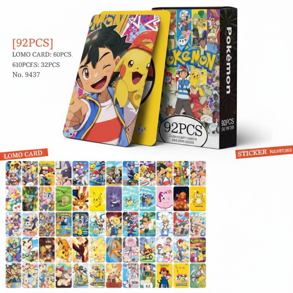 Pokémon "Gotta Catch 'Em All" Lomo Cards - 92 Piece Mega Collector Set