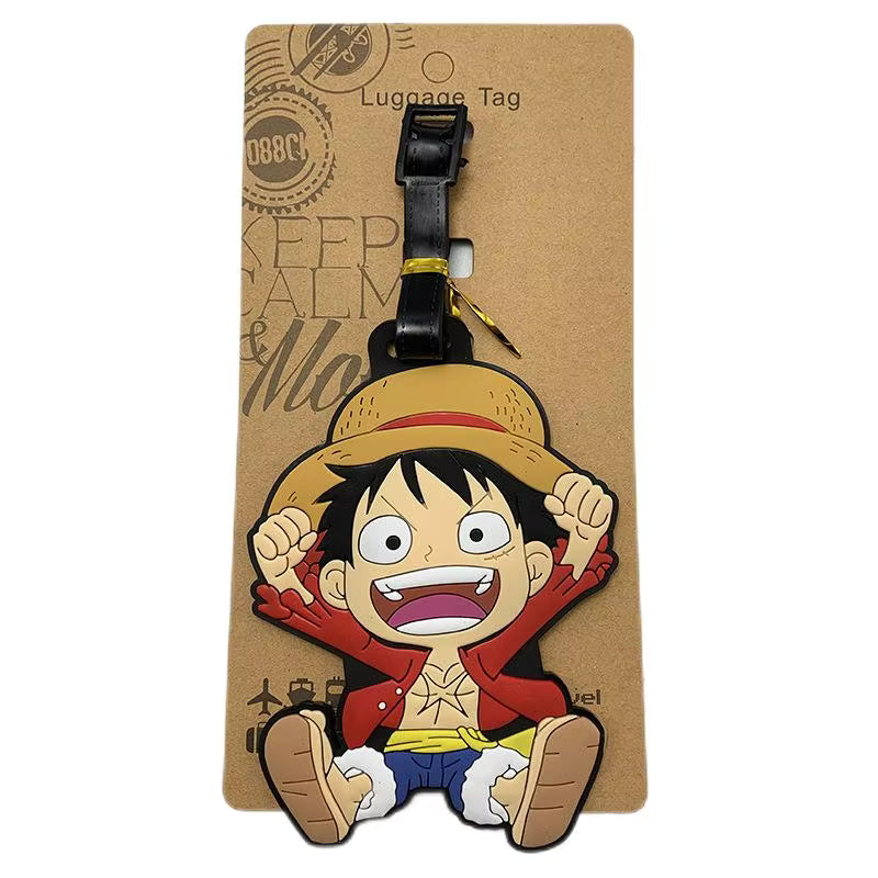 One Piece "Monkey D. Luffy" Rubber Luggage Tag