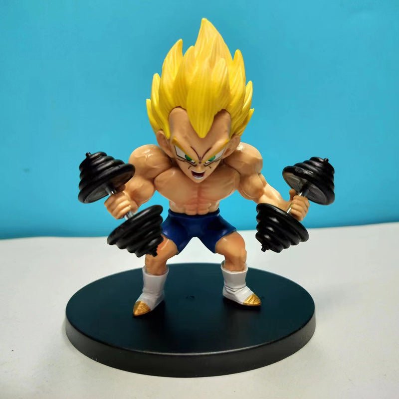 DRAGON BALL Z "GYM VEGETA" SUPER SAIYAN WEIGHTLIFTING FIGURE