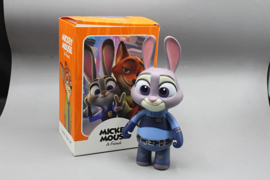 Disney Zootopia Judy Hopps Collectible Vinyl Figure – Articulated Officer Toy with Orange Box | Geekzilla