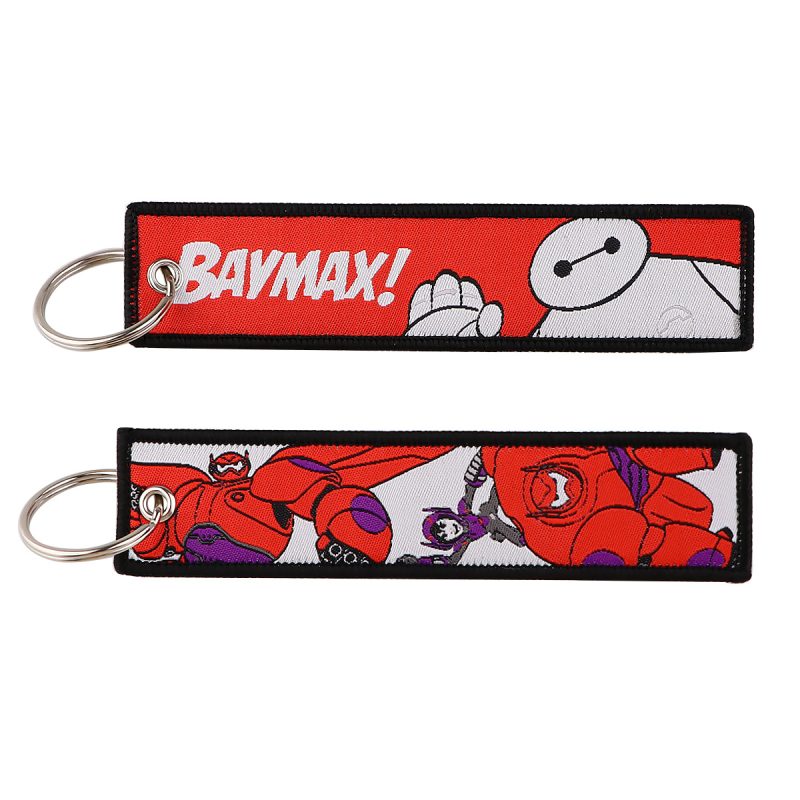 BIG HERO 6 EMBROIDERED CLOTH KEYCHAIN