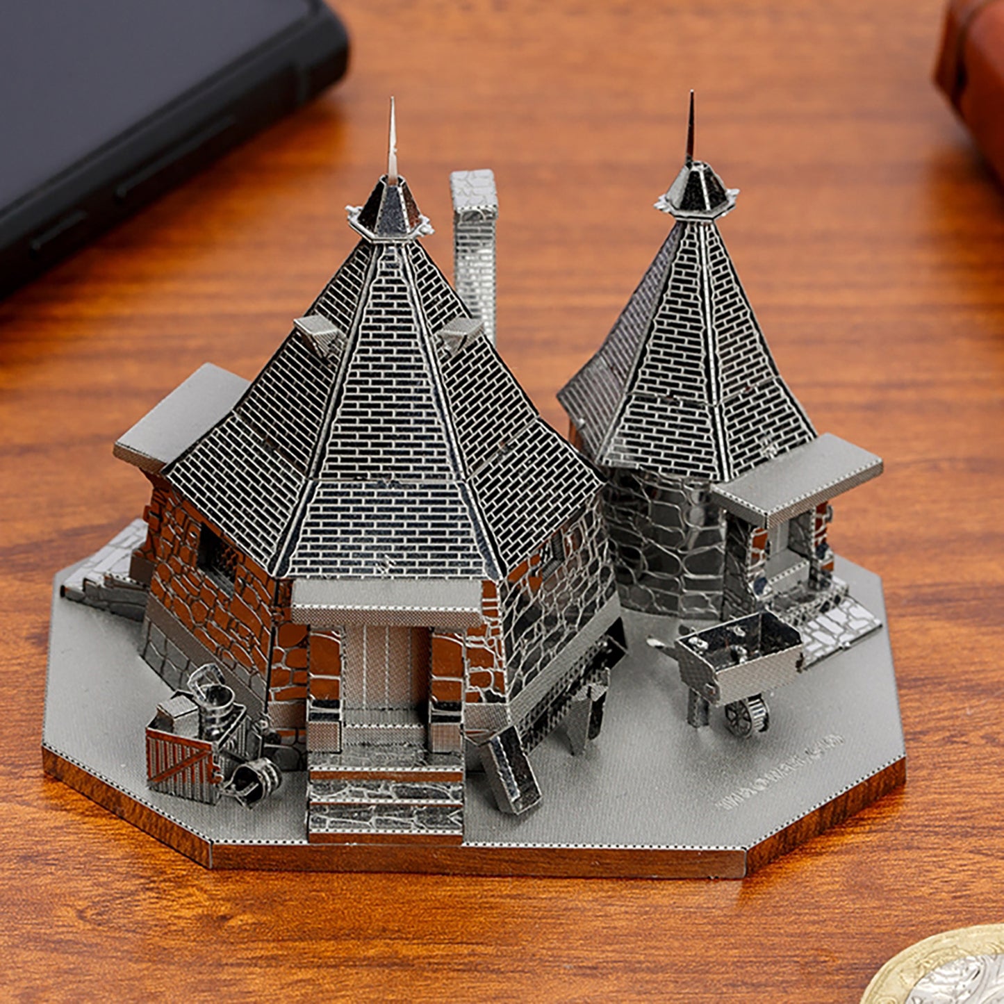 Harry Potter: Hagrid’s Hut Premium 3D Stainless Steel Metal Model Kit DIY