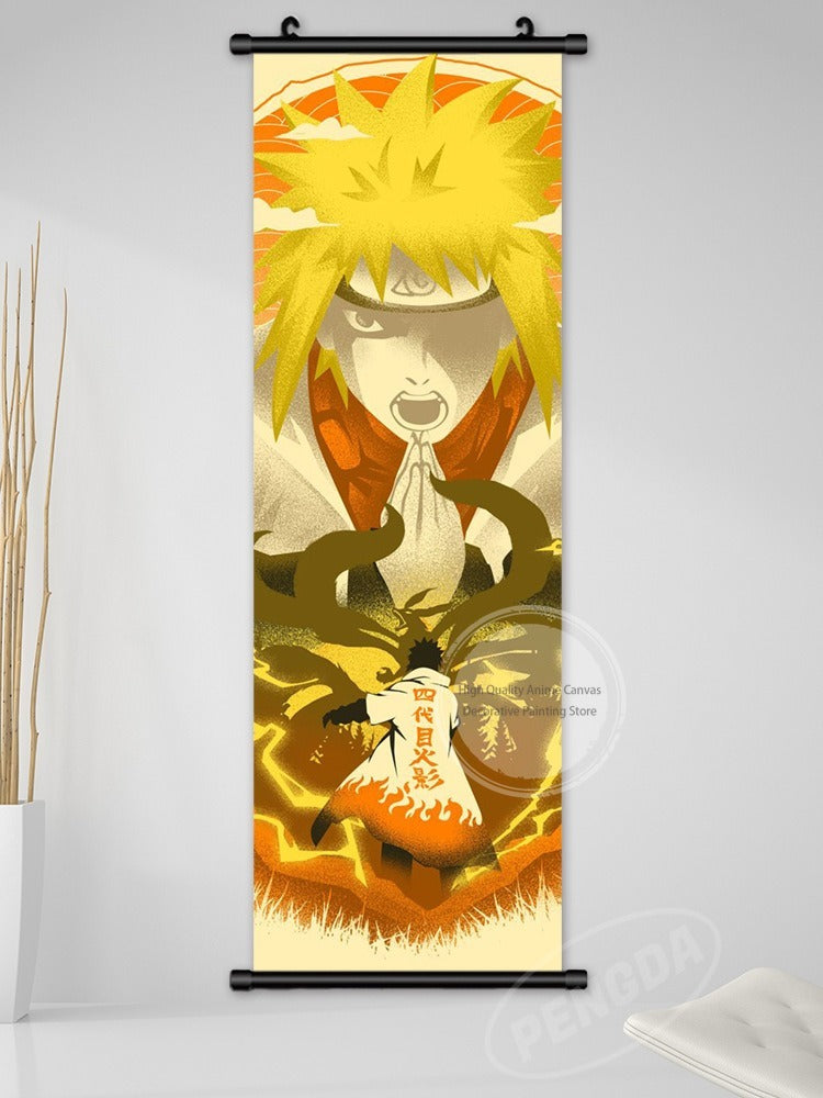 Naruto "Yellow Flash" Minato Wall Scroll