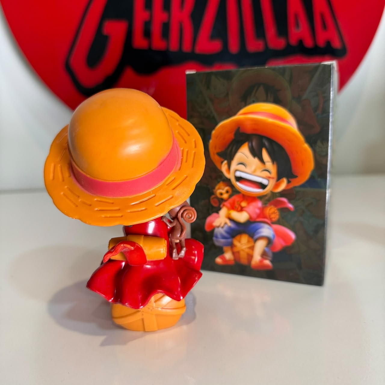 One Piece Figure Set | Luffy & Roronoa Zoro Mini Chibi Statue Straw Hat Pirate Collectibles | Geekzillaa