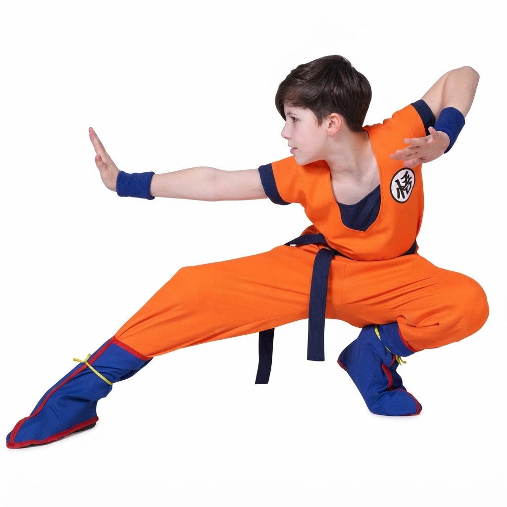 Dragon Ball Wukong Turtle Character 6-Piece Cosplay Costume Set
