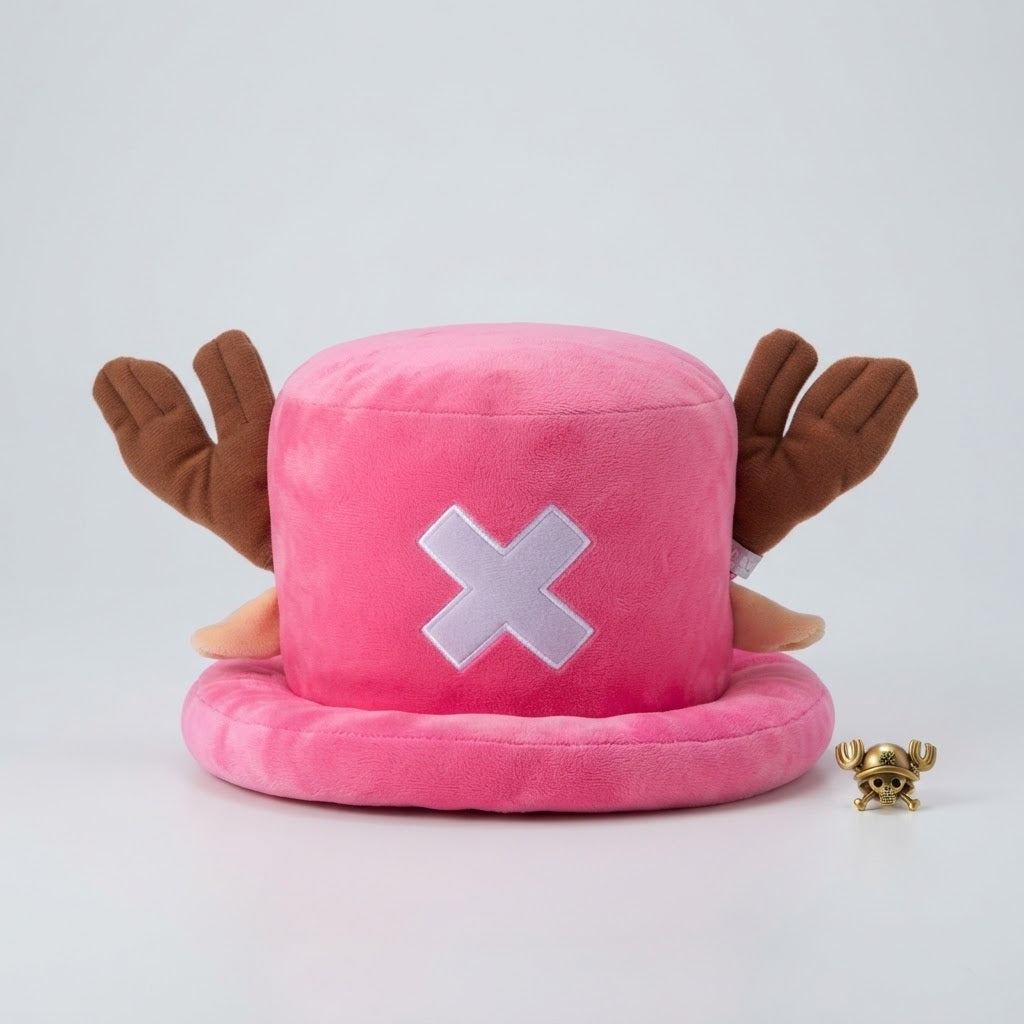 One Piece Tony Tony Chopper Cosplay Plush Hat with Antlers
