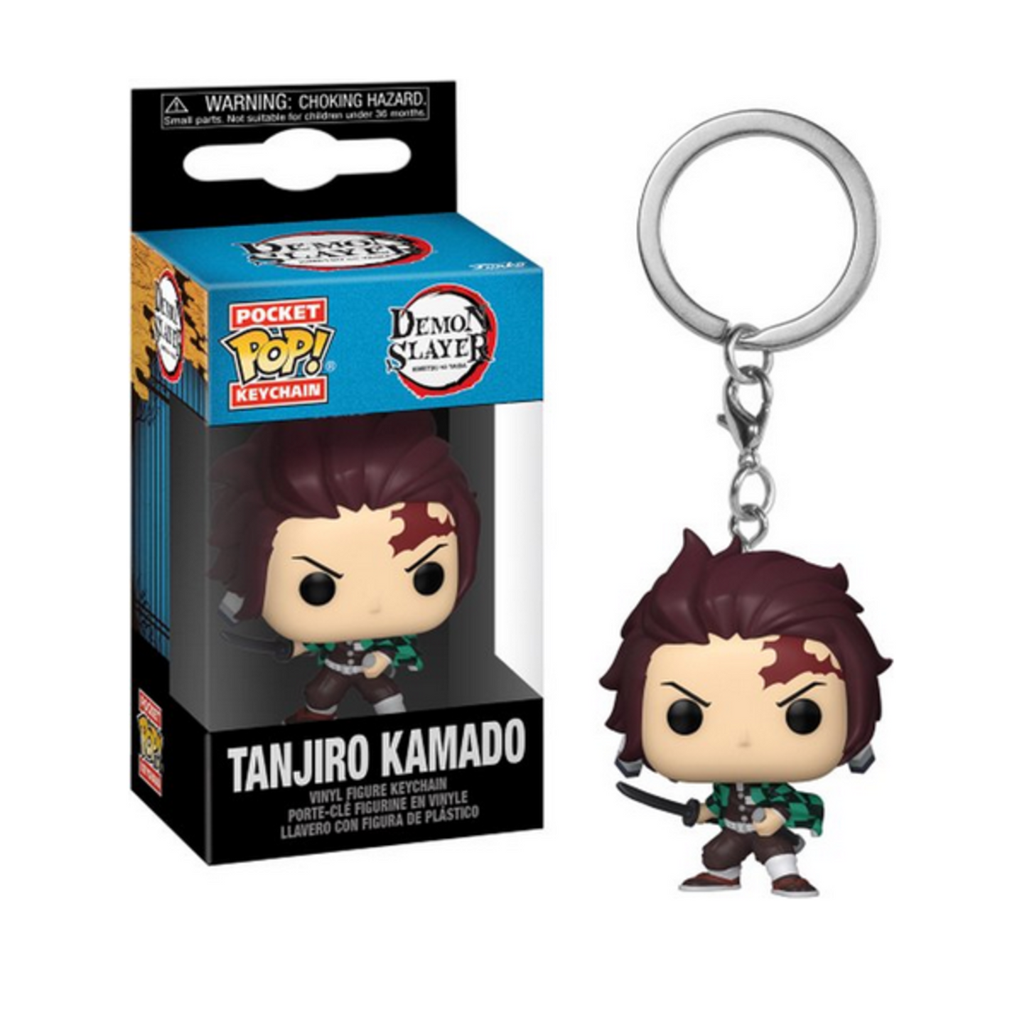Tanjiro Kamado Demon Slayer Funko Pop! Keychain – Anime Vinyl Figure Key Ring | Geekzilla