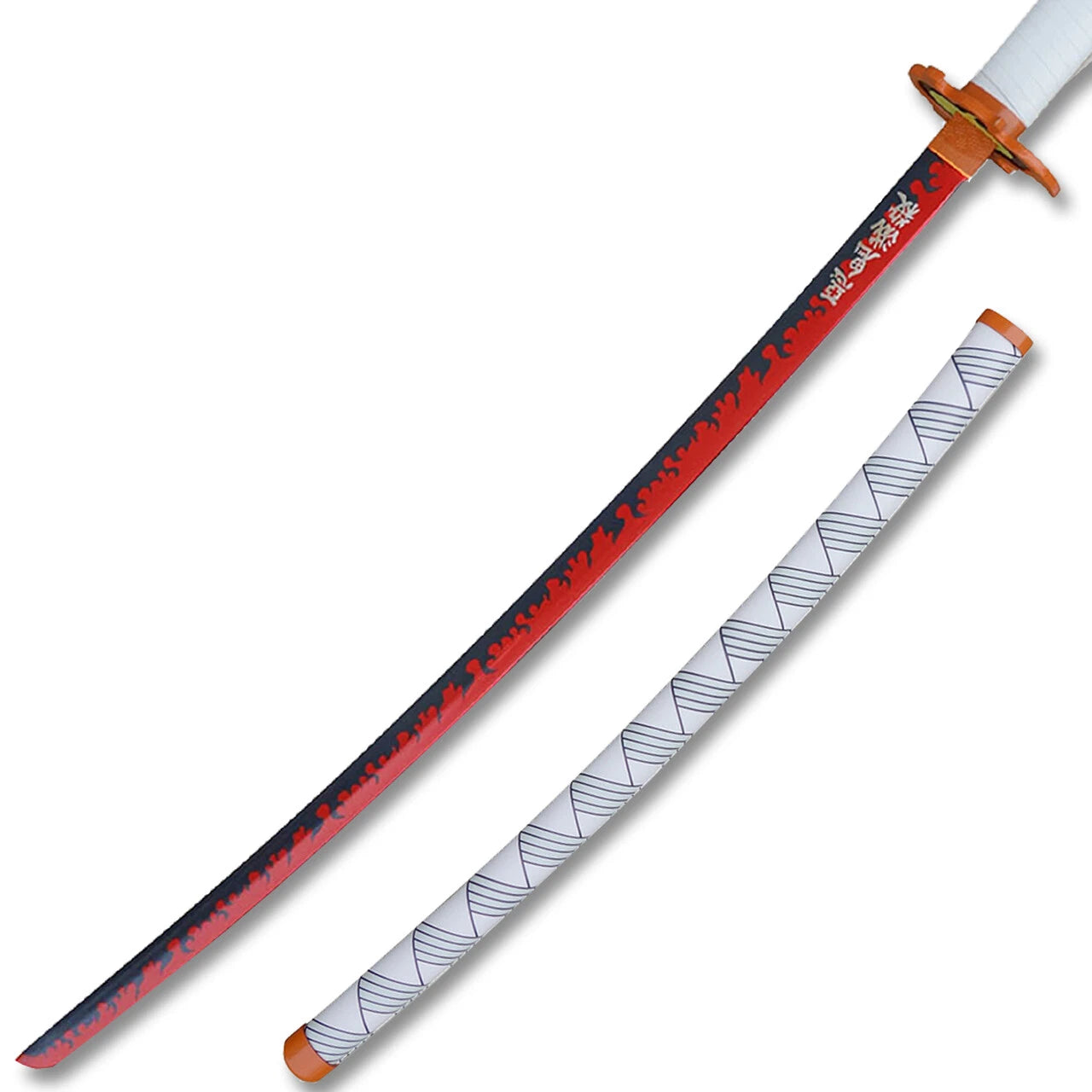 Premium Demon Slayer Hashira Nichirin Katana Replica – High-Quality Metallic Samurai Sword with Scabbard (Giyu, Rengoku, Tokito, Mitsuri)