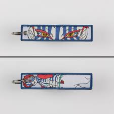 🗡️ Demon Slayer "Breath Style" Embroidered Cloth Keychains