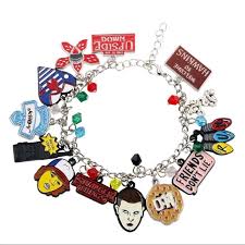 Stranger Things "Hawkins Legends" Premium Multi-Charm Bracelet