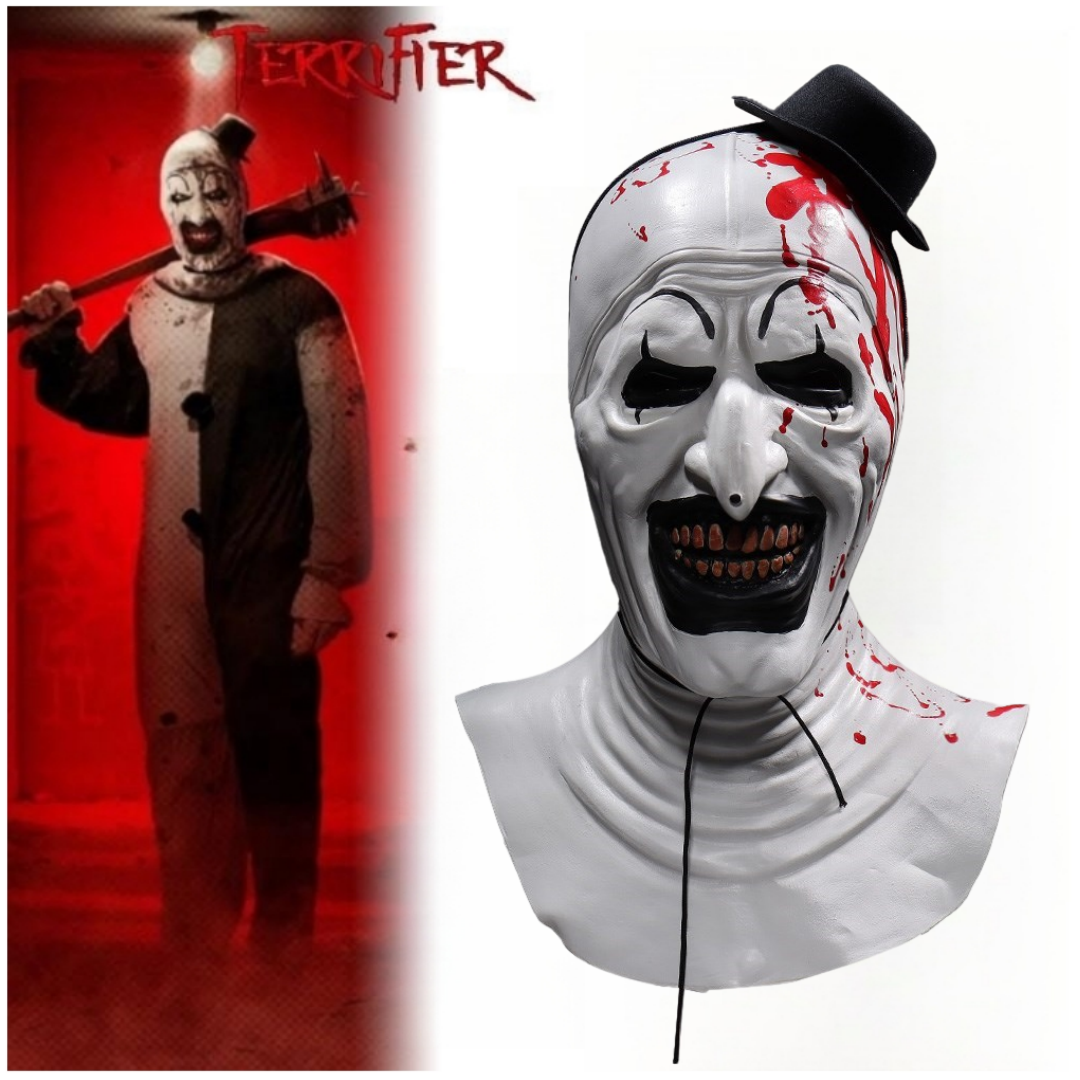 The Art of Chaos Terrifier Mask – Premium Grim Slasher Horror Cosplay | Geekzilla