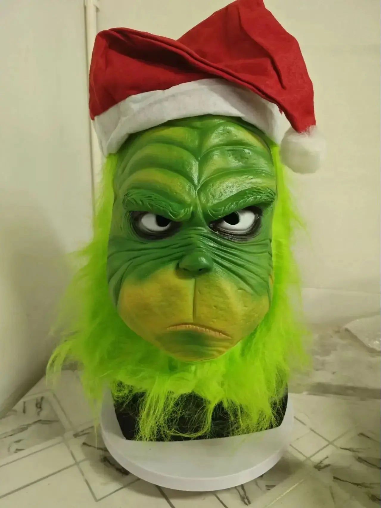 The Mean One Hyper-Realistic Mask – Premium Whoville Holiday Villain Cosplay | Geekzilla