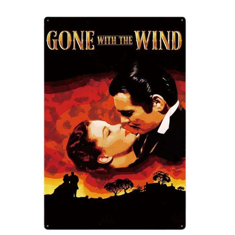 Gone With the Wind Classic Movie Metal Poster