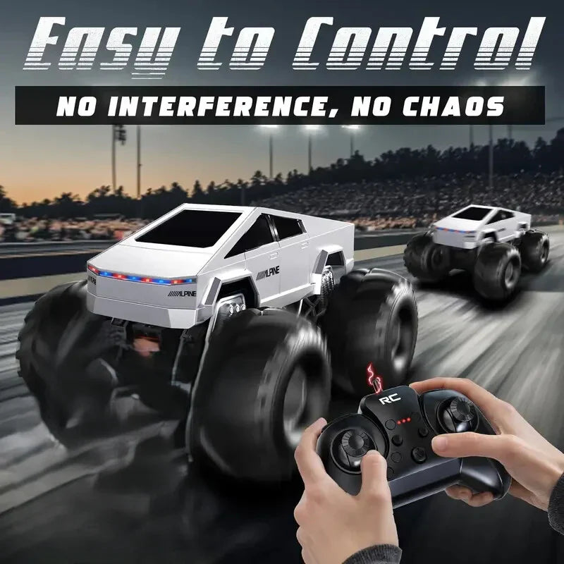 Alpine Waterproof Remote Control Monster Truck – All-Terrain RC Toy with Controller | Geekzilla