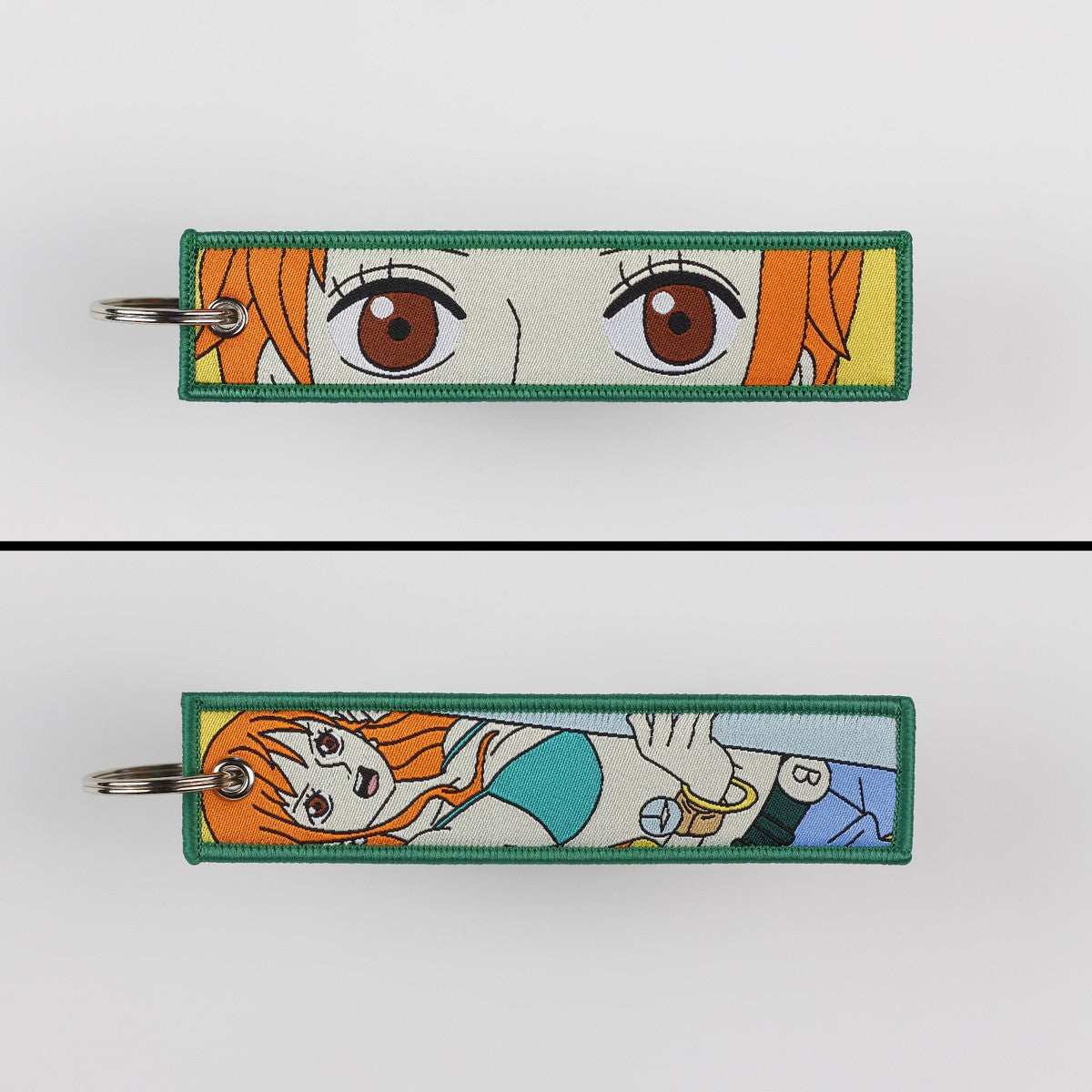 One Piece "Grand Line" Embroidered Keychain Set