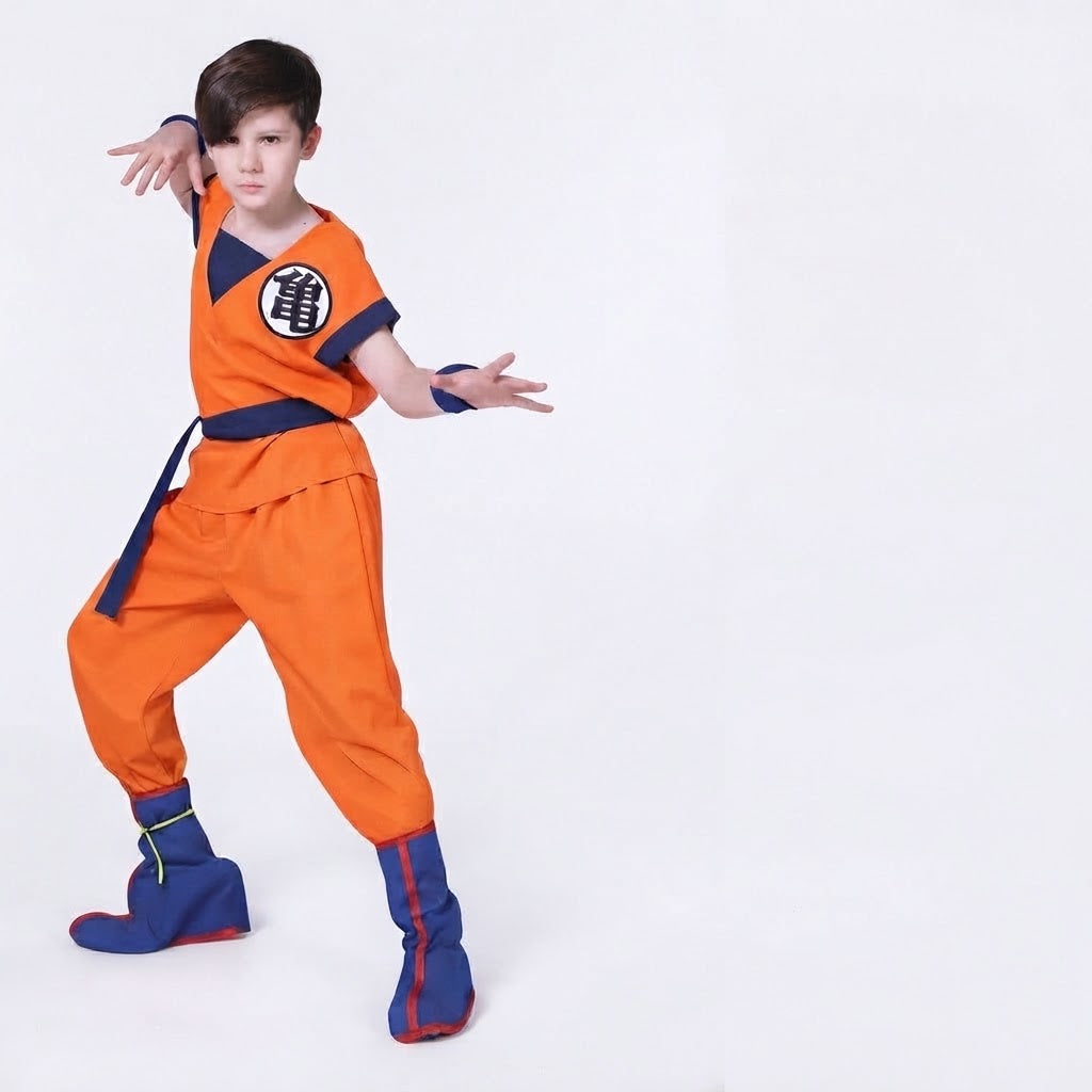 Dragon Ball Wukong Turtle Character 6-Piece Cosplay Costume Set