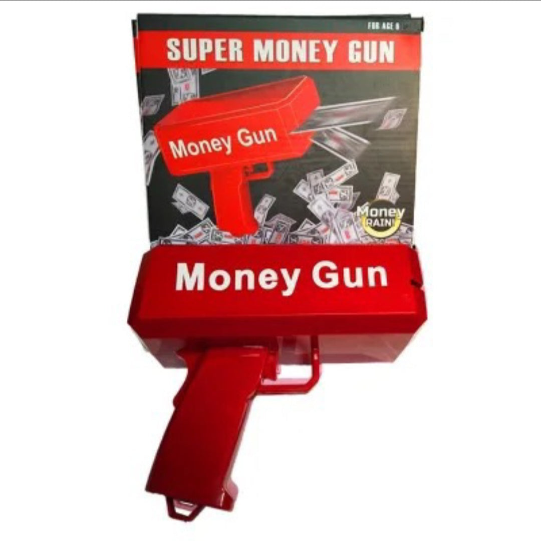 Super Money Gun Cash Rain Toy – Party & Celebration Blaster | Geekzilla