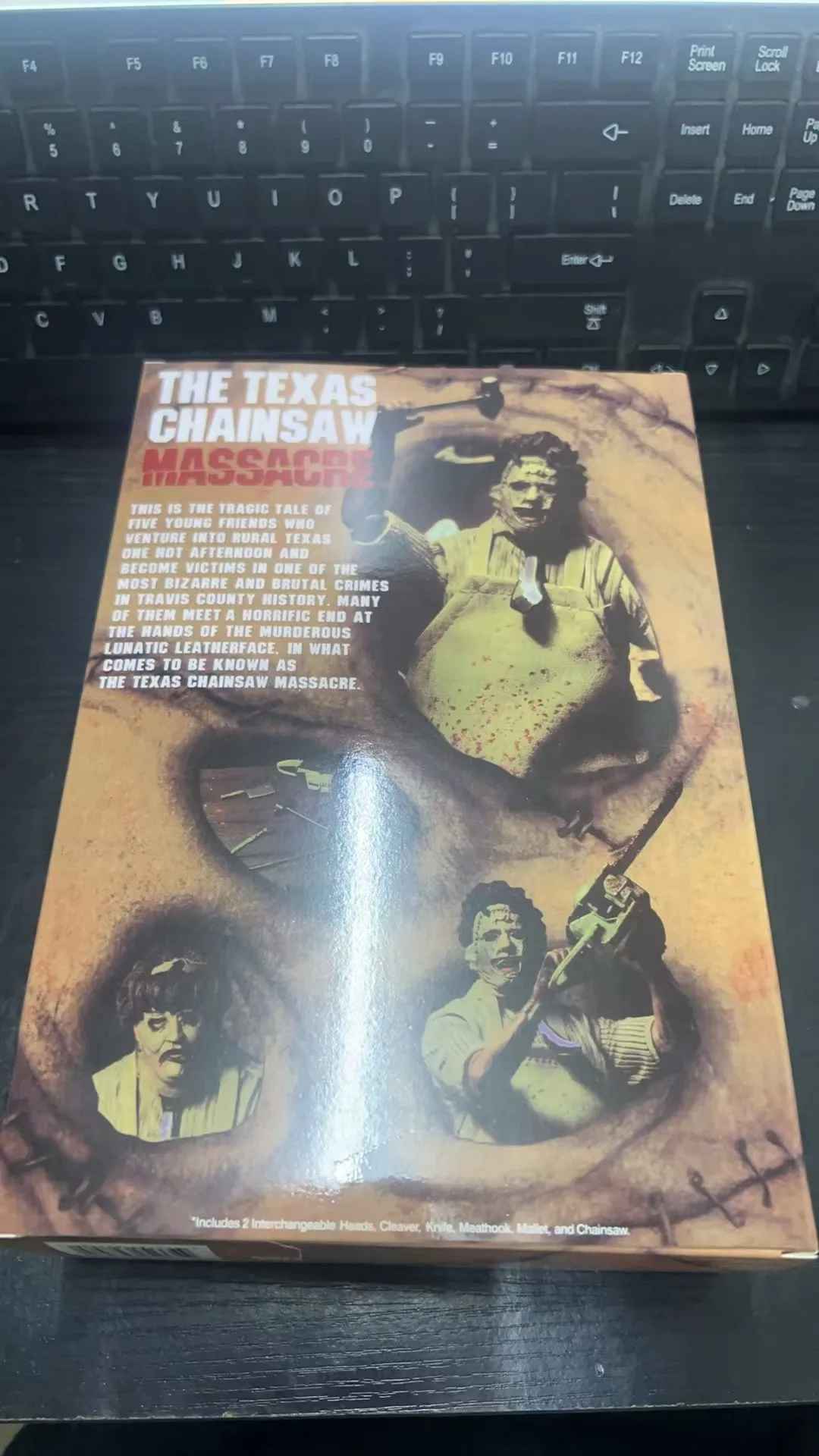 The Texas Chainsaw Massacre Leatherface Action Figure – NECA 40th Anniversary 7-Inch Scale Ultimate Horror Statue, Classic 1974 Slasher Collectible with Accessories