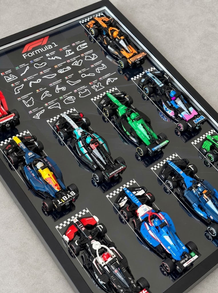 Formula 1 Ultimate Collector's Pack Building Set – 10 F1 Race Car Brick Models (2601 Pieces)