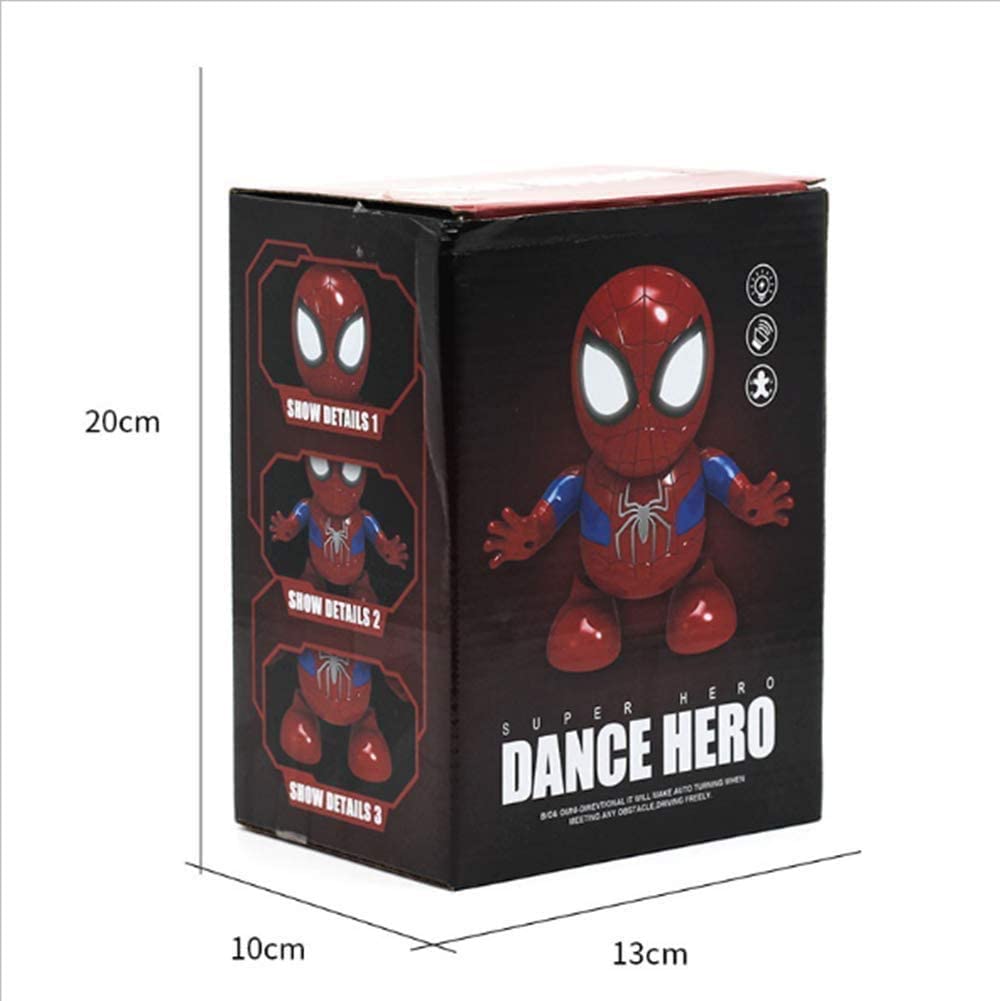 Super Hero Dancing Spider-Man Interactive Toy Figure – Musical & LED Light-Up Action Toy | Geekzilla